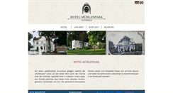 Desktop Screenshot of muehlenpark.de
