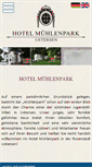 Mobile Screenshot of muehlenpark.de